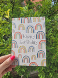 Postkarte | Rainbow-Birthday