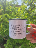Cup aus Emaille | Dachschaden