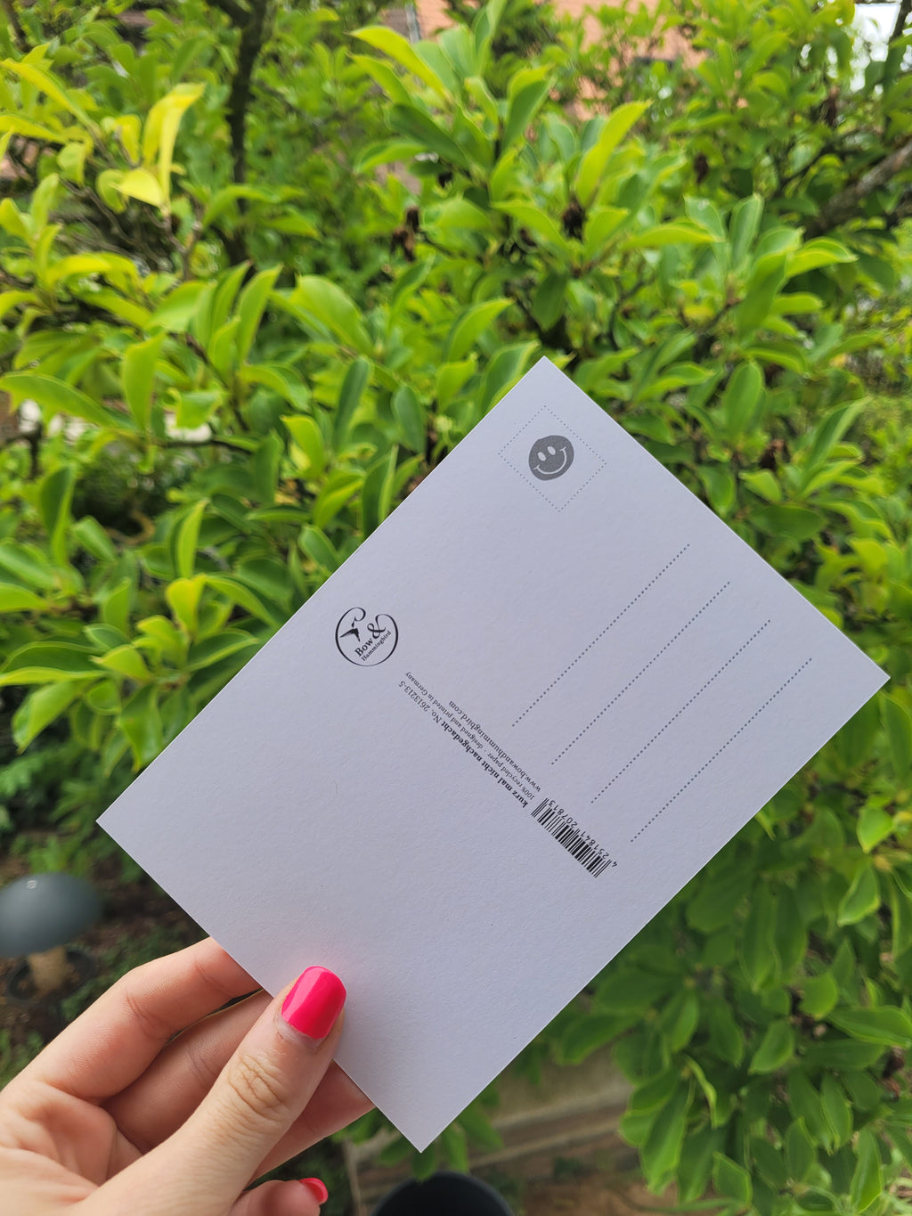 Postkarte | Nicht nachgedacht