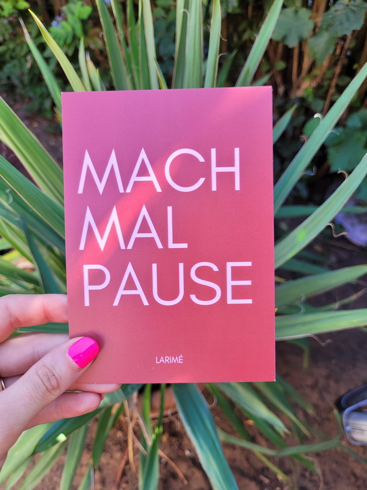Postkarte | Pause